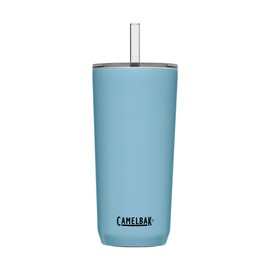 CamelBak Stainless Steel Vacuum Insulated Straw Tumbler, Dusk Blue, 600 ml Capacity