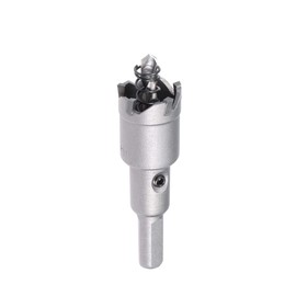 sourcing map Carbide Hole Cutter, Hole Saws for 0.5 mm - 3 mm Stainless Steel 5 mm Sheet Metal 23.5 mm
