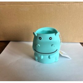 Target Tooth Tool Toothbrush Toothpaste Holder Caddy Hippo Blue