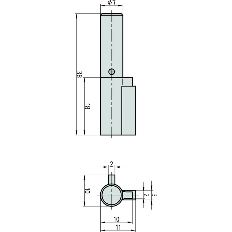 BASI Set of 4 Keyhole Locks for Room Doors BB