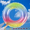 Brotevity Swim Ring for Adults, Children, Sequins, Floating, Water Play,