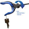 Grabber Reacher Tool 19" Aluminum Magnetic Claw with LED Light,