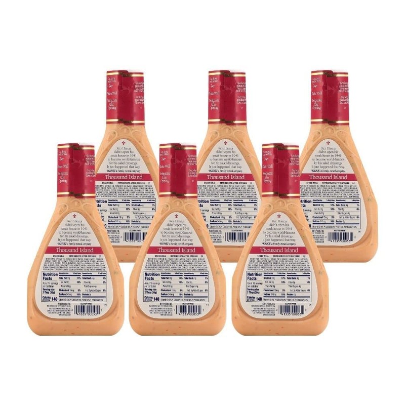 Ken's Steak House Thousand Island Dressing, 16 FL OZ (Pack