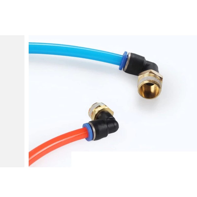 Pneumatic Push-in Fitting Angle 90° 1/4 Inch to 6 mm