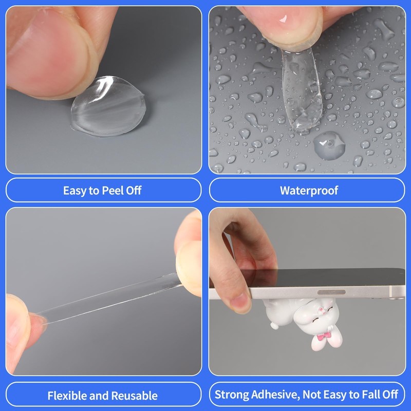 JANYUN 280 Pcs Double Sided Sticky Dots Removable Square Putty