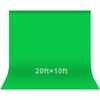 EMART Green Screen Photo Backdrop, 20x10 ft Photoshoot Backdrop Chroma