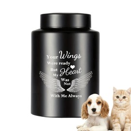 Pet Urns for Dogs,Memorial Urn for Ashes - Airtight Angel Wing Memorial Dog Keepsake for Cremation Funeral Garden Home Display Outdoor Burial