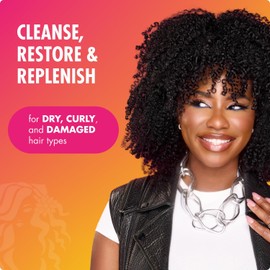 Mielle Organics Champú Reparador De Babasú Y Menta - Champú Hidratante Y Eliminador De Residuos Del Cuero Cabelludo - Limpia Suavemente Y Prepara Para La Reparación (236 Ml)
