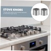 TEHAUX Stove Knob Replacement Button 3pcs Gas Stove Knobs Easy