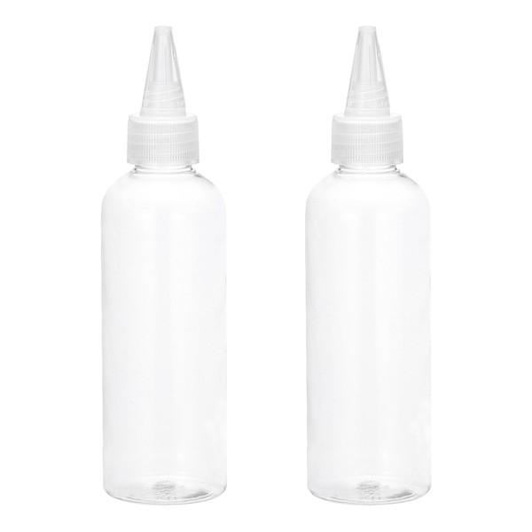 sourcing map 10 Pack 100ml/3.4oz Dispensing Bottles Plastic Squeeze Bottle