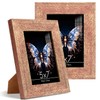 Anozie 5x7 Picture Frame, 2 Pack Vintage Picture Frames 5x7