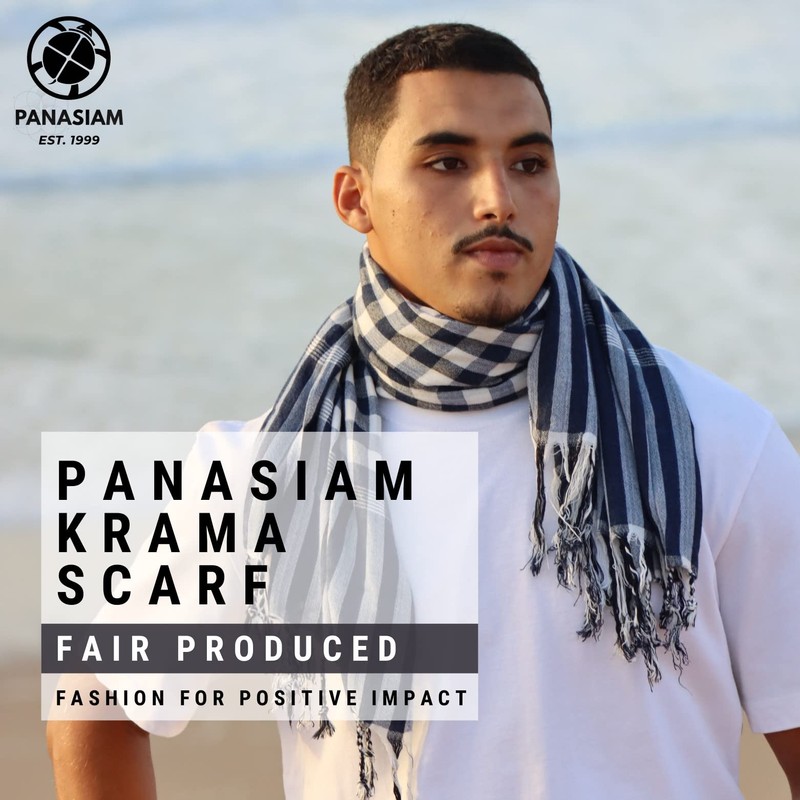 PANASIAM Krama, bordeaux turquoise, 165x65cm