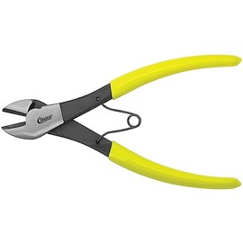 Clauss 7'' Wire Cutters, Durable Side Wire Cutter with Spring Action, Round Points, Durable Side Wire Cutter with Spring Action Design, Ultra Sharp cutter for Aluminum, Copper Cable (20013)