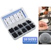 400PCS Computer Screws Motherboard Standoffs Assortment Kit for Universal Motherboard,