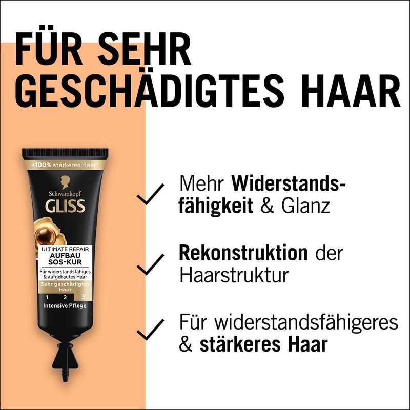 Gliss SOS Intensive Treatment Ultimate Repair (15 x 15 ml),