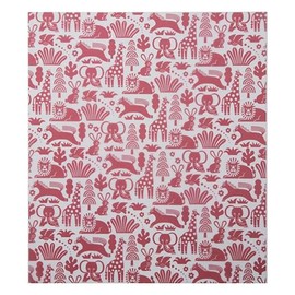 Kai Corporation DL7231 Wax Paper, 30 Sheets, Nordic Animal, Pattern, Confectionery, Baking, Present, Packaging, Made in Japan