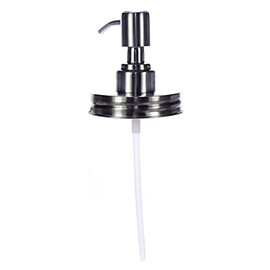 Sunshine Mason Co.. Mason Jar Liquid Soap Dispenser Lid Silver