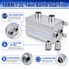 EZPROIT 10AN Oil Catch Can 1.2L Universal Alumium Dual Breather
