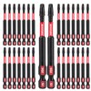 GEINXURN Impact Tough 3Inches #2 Square Insert Driver Bits,30Pack Magnetic