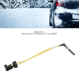 KIMISS Auxiliary Heater Glow Plug, Replacement for Webasto Air Top 2000ST, 12 V Air Heating Glow Plug 84906B, Yellow, Manual, 1 Piece, 55 W, 6 A, IP55