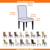 Lalluxy Stretchy Parson Chair Slipcovers for Dining Room Chair seat