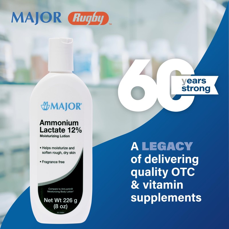 Major Ammonium Lactate 12% Moisturizing Lotion - Lactic Acid Lotion