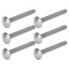 30Pcs M8x1.25 Screw Bolt A2 Stainless Steel Cup Square Coarse