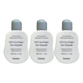 Fromlie Vegan EGF Cica Water Sun Ampoule 56ml (SPF50+) 3 Pieces / Circle / 프롬리에 비건 EGF 시카 워터 선앰플 56ml(SPF50+) 3개  써클