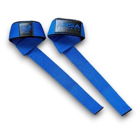 Arsa Fitness Cotton Padded Heavy Duty Lifting Straps - Color: BLUE