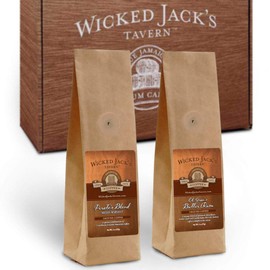 Wicked Jack's Tavern, Plunder Pack,3 Rum Cakes and 2 pots of coffee| Birthday Gifts, Thank You Gifts, or Gourmet Gift Baskets | Cakes For Delivery | Liquor & Spirits Bakery & Dessert Gifts
