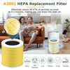 A2001 Replacement Filter Compatible with A2001 Air Purifie-r, 3-In-1 H13