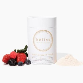 Hōliss Daily Gut Support Powder – Digestion & Bloating Relief Supplement Stevia-Free (30 servings)