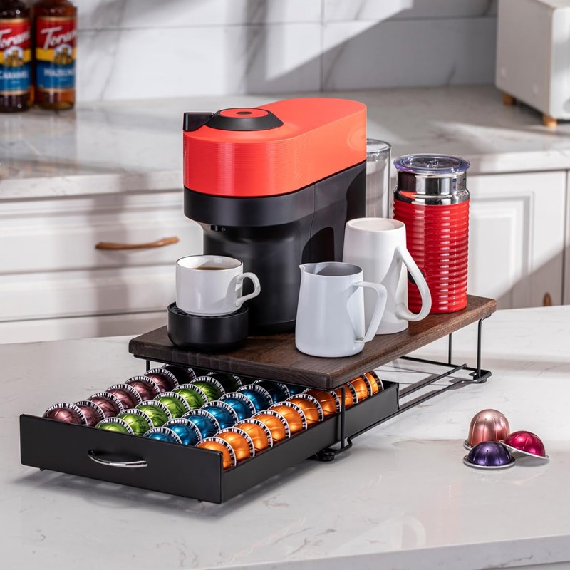 FlagShip for Nespresso Pod Drawer Vertuo Pod holder Coffee Pod