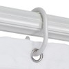 Elegant Black and White Polyester Bathroom Shower Curtain Waterproof Mildew