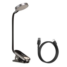 Baseus Comfort Reading Mini Clip Lamp, Dark Gray
