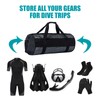Snorkel Bag Dive Gear Bag Foldable Mesh Design Easy to