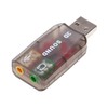 OUOU - Adaptador de sonido USB (3 unidades) de 3,5