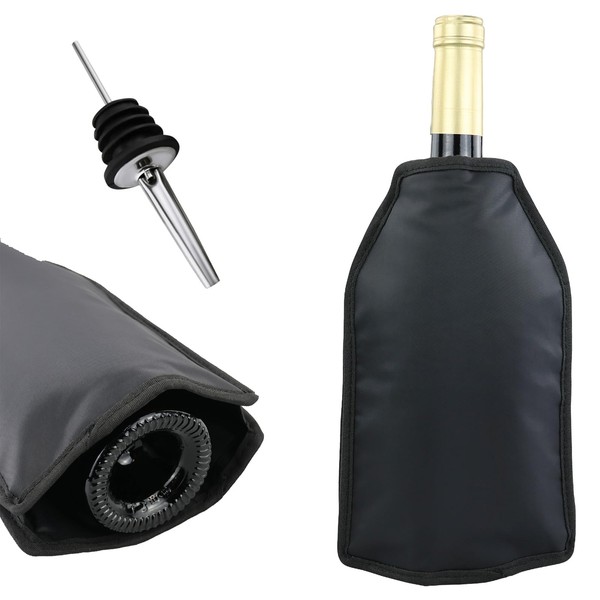 Wine Cooler Cooling Sleeves for Wine Champagne Bottles Waterproof Fabric
