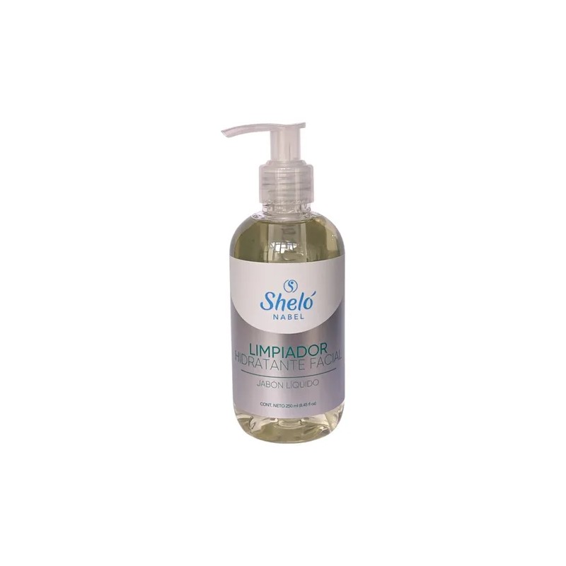 Jabon Limpiador Hidratante Facial Shelo Nabel® 250ml. 3pz