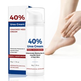 Soleneva Urea-Creme 40 Prozent für Rissige Reparatur - Hornhautentferner Creme für Sehr Trockene Füße & Rissige Hände - 40% Urea Fusscreme - Moisturiser Fußcreme für Rissige Fersen und Trockene Haut