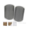 2 Pack Self Groomer Corner Brush with Catnip – Wall-Mount