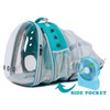 halinfer Portable Mini Fan for Cat Backpack Carrier, USB Rechargeable