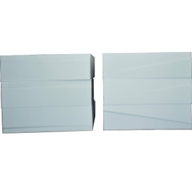 Basotect® G+ Acoustic Foam Melamine Foam Slanted Edges 1 Piece Approx. 31 x 31 x 2 to 7 cm