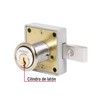 Hermex CM-26C, Cerradura para mueble con cilindro de 29mm, acción