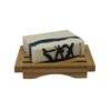 Bamboo Soap Dishes Pack of 2 - Optimal Drying and