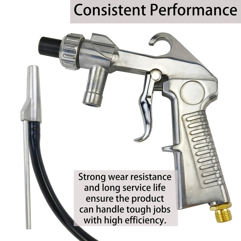 Air Sand Blaster Kit Sandblasting Sandblaster Gun Kit with 4