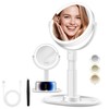 20X/1X Magnifying Makeup Mirror with Lights, Double-Sided Home Vanity Mirror