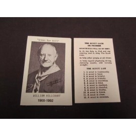 Green Bar Bill Hillcourt Trading Card 2 1/2 by 4       BM12