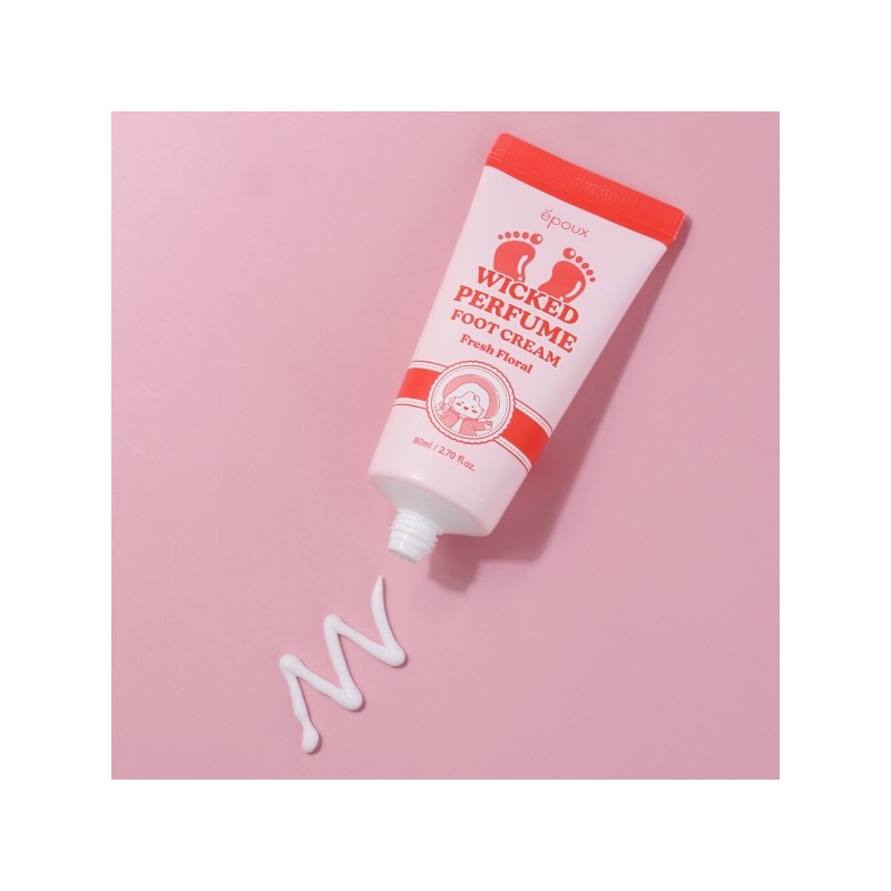 (1+1)Eppu Fragrance Witch Foot Cream Fresh Floral 80ml Foot Cream