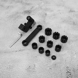 Ring Clamp Fixture Setting Tool Kit Jewelry Making Processing Tool Set with Complete Accessories, Practical and Easy to Operate for Designers, Repairers, and Setters